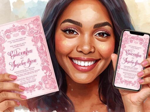 Digital vs. Printed vs. DIY Quinceañera Invitations Digital vs. Printed vs. DIY Quinceañera Invitations