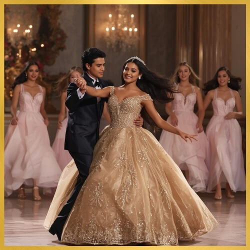 Waltz with the court quinceañera tradition