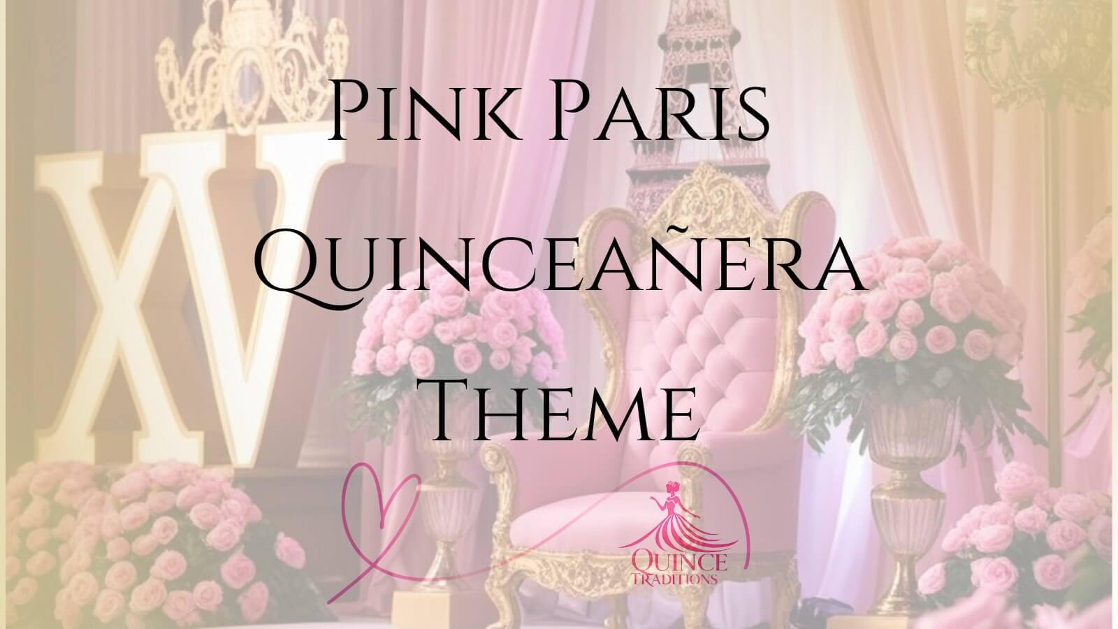 Pink paris quinceañera theme portfolio pic