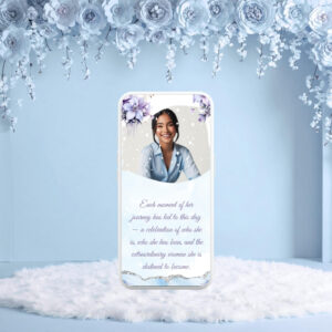 Winter wonderland quinceañera video invite cover