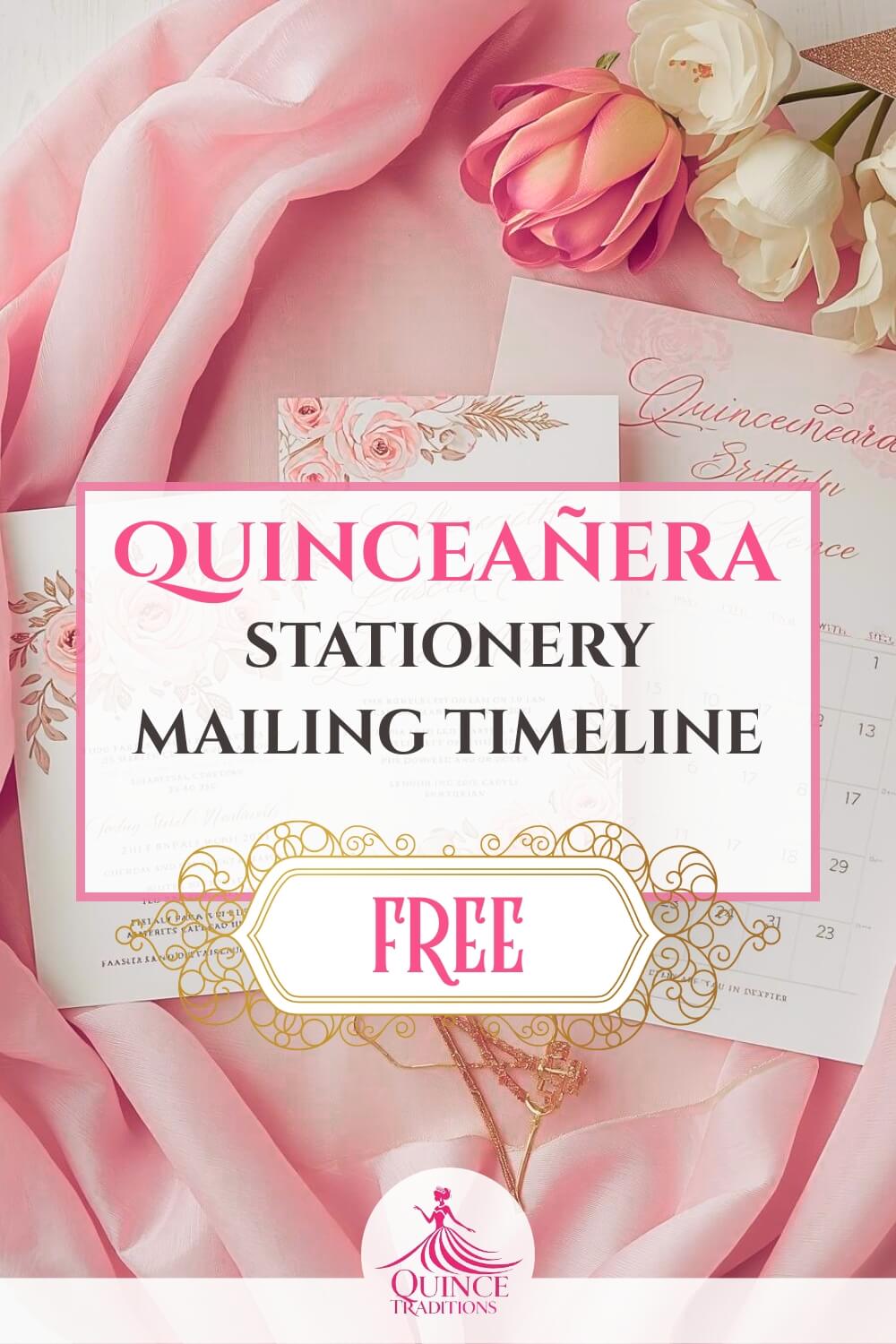 Official Quinceañera Stationery Mailing Timeline Guide - Save the Dates and Invitations Schedule