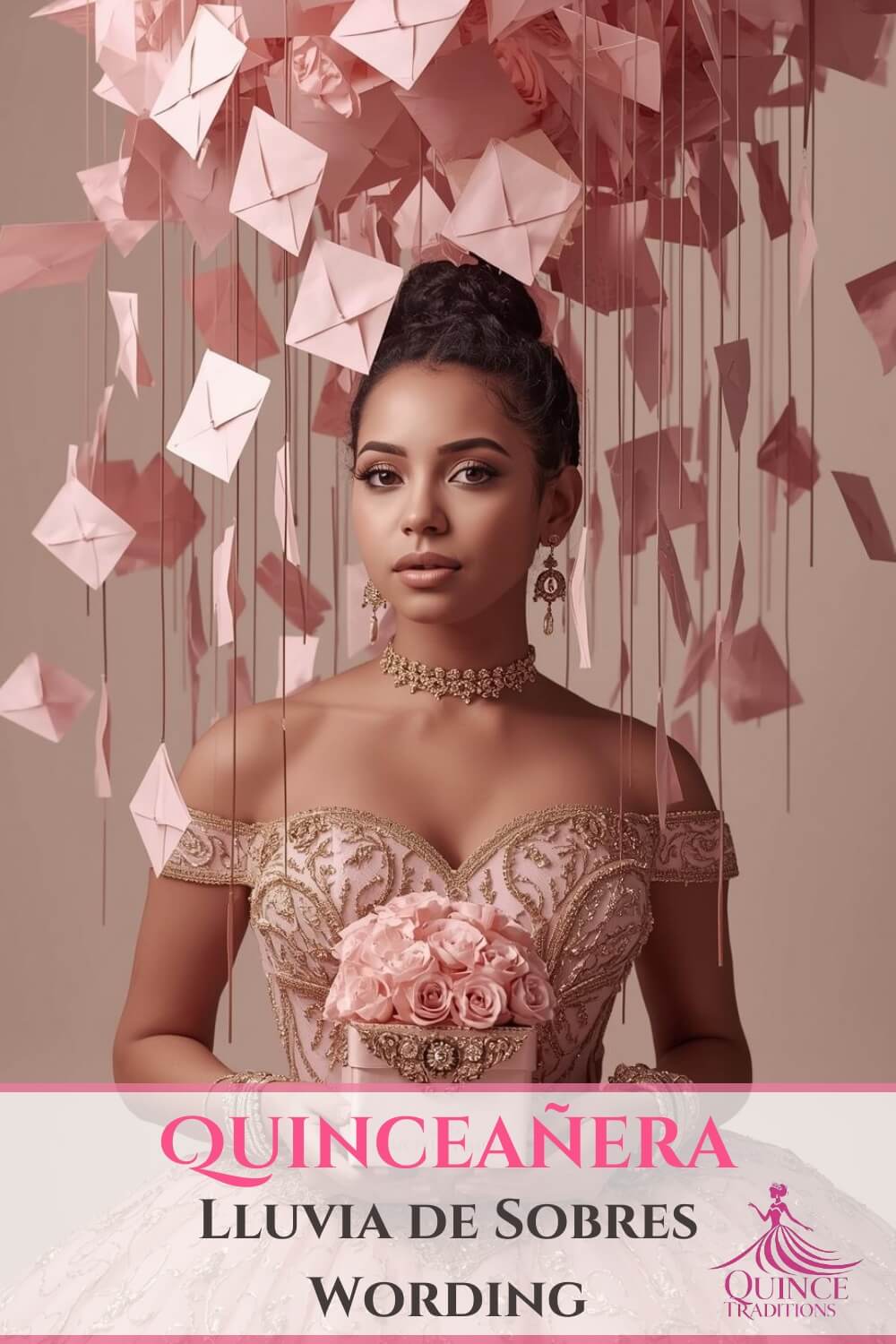 Quinceañera Lluvia de Sobres Wording Ideas for Invitations