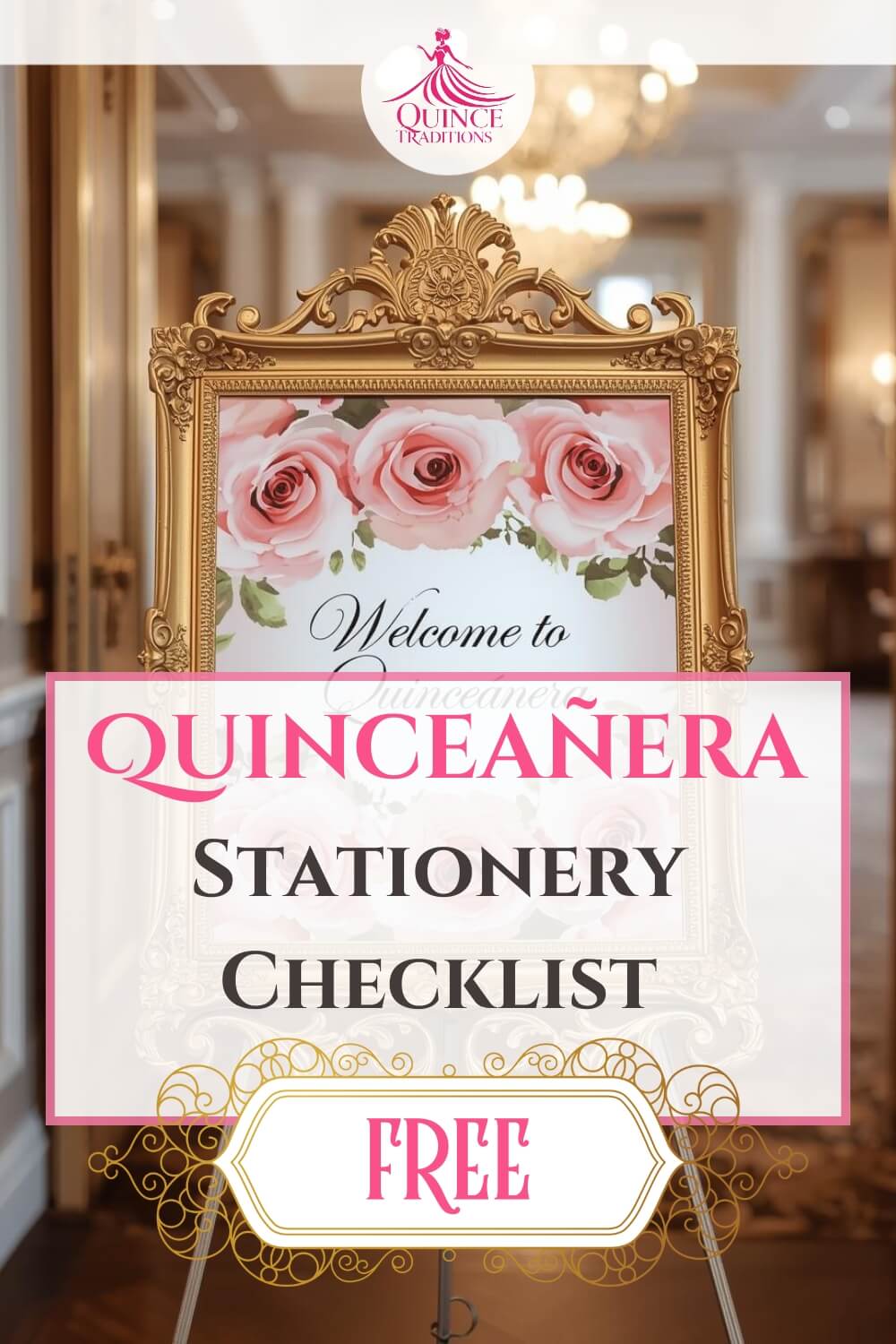 Quinceañera stationery checklist interactive tool for free. Customize, download and print your checklist.