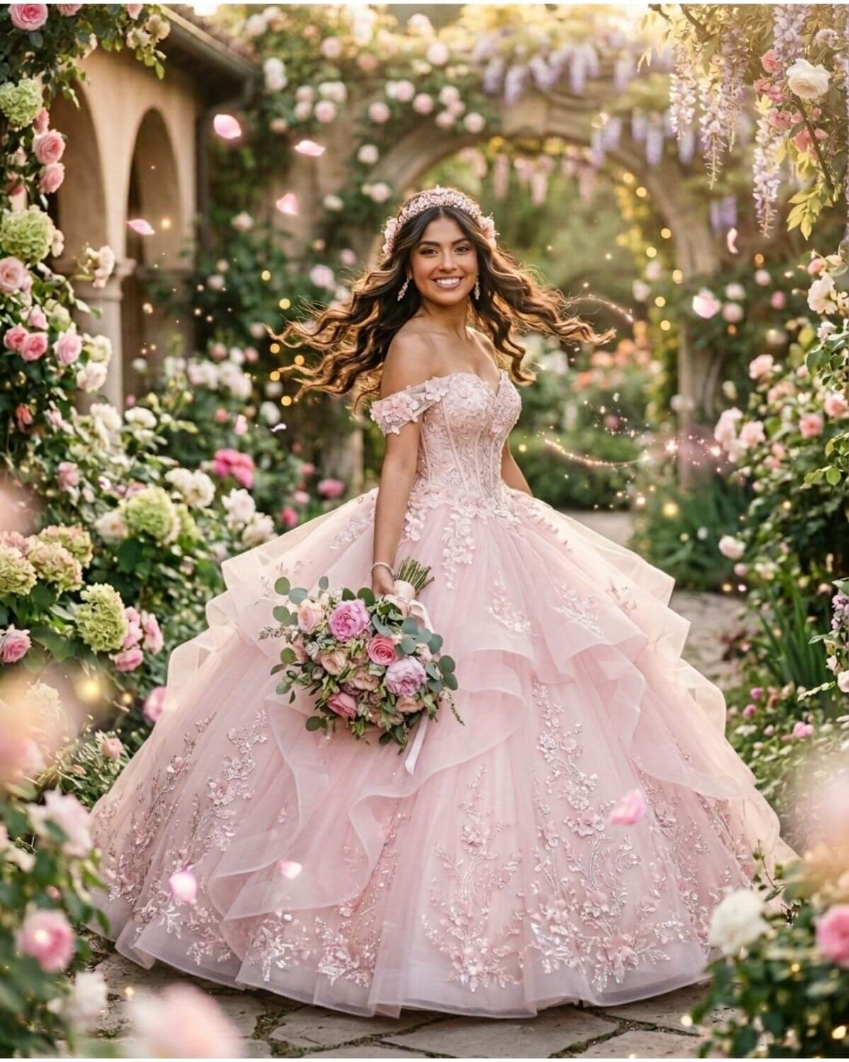A quinceañera invitation website by Quince Traditions