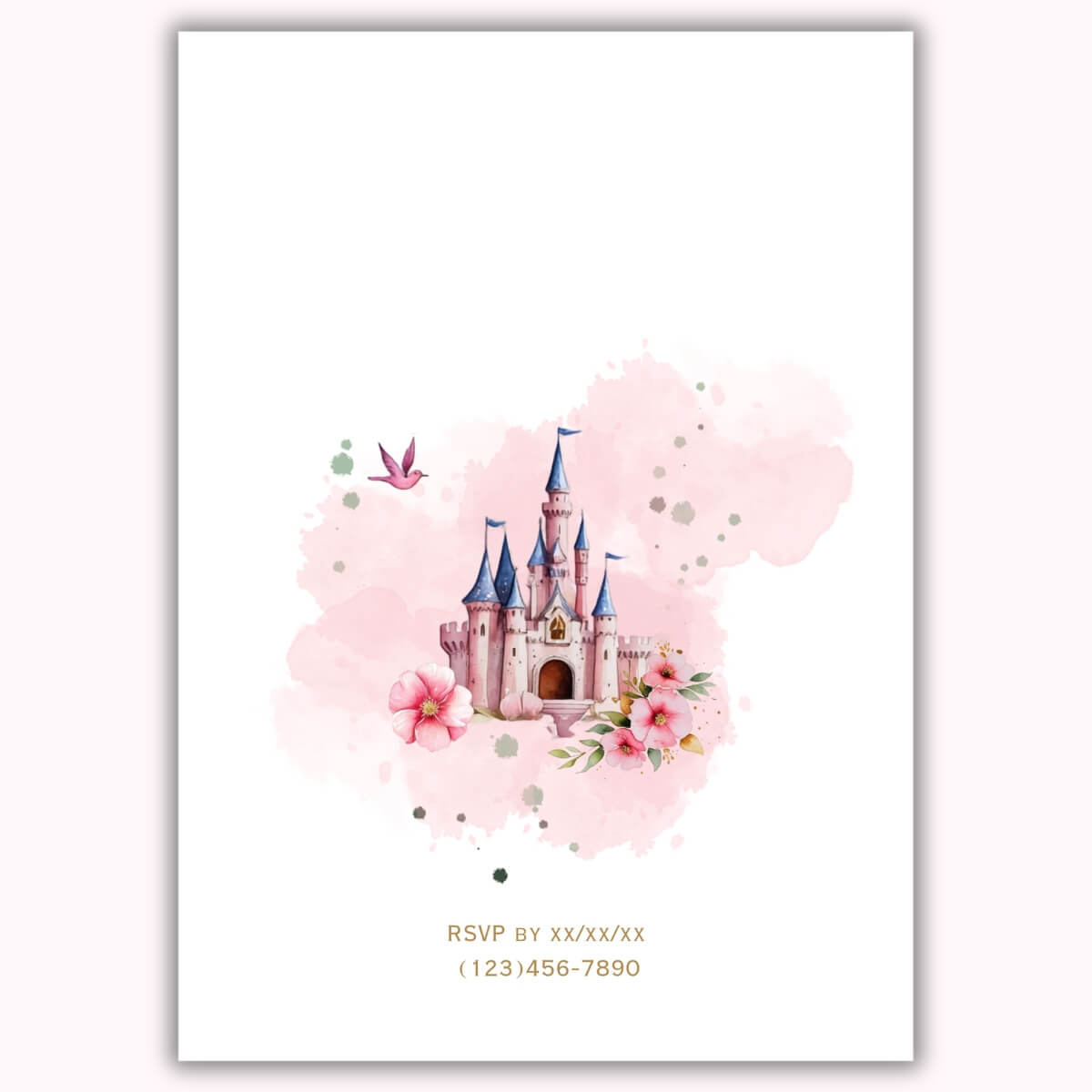 Pink Princess Invitation V3