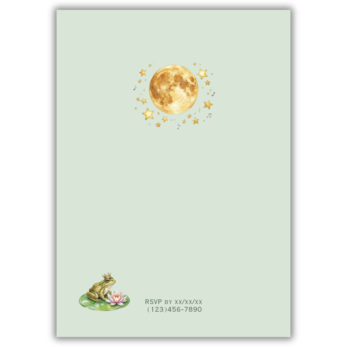 Princess Frog Quince Invitation V3