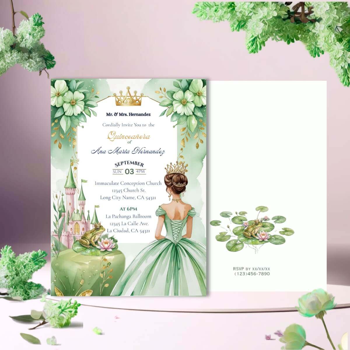 Princess Frog Quinceanera V2