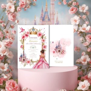 Quince Pink Princess Invitation V3