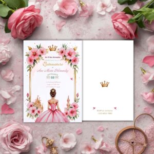 Quince Pink Princess Invite v2