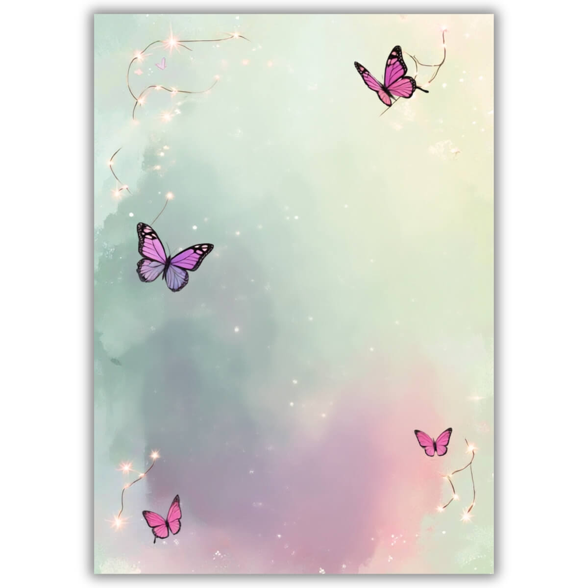 Quince Save the Date butterfly garden