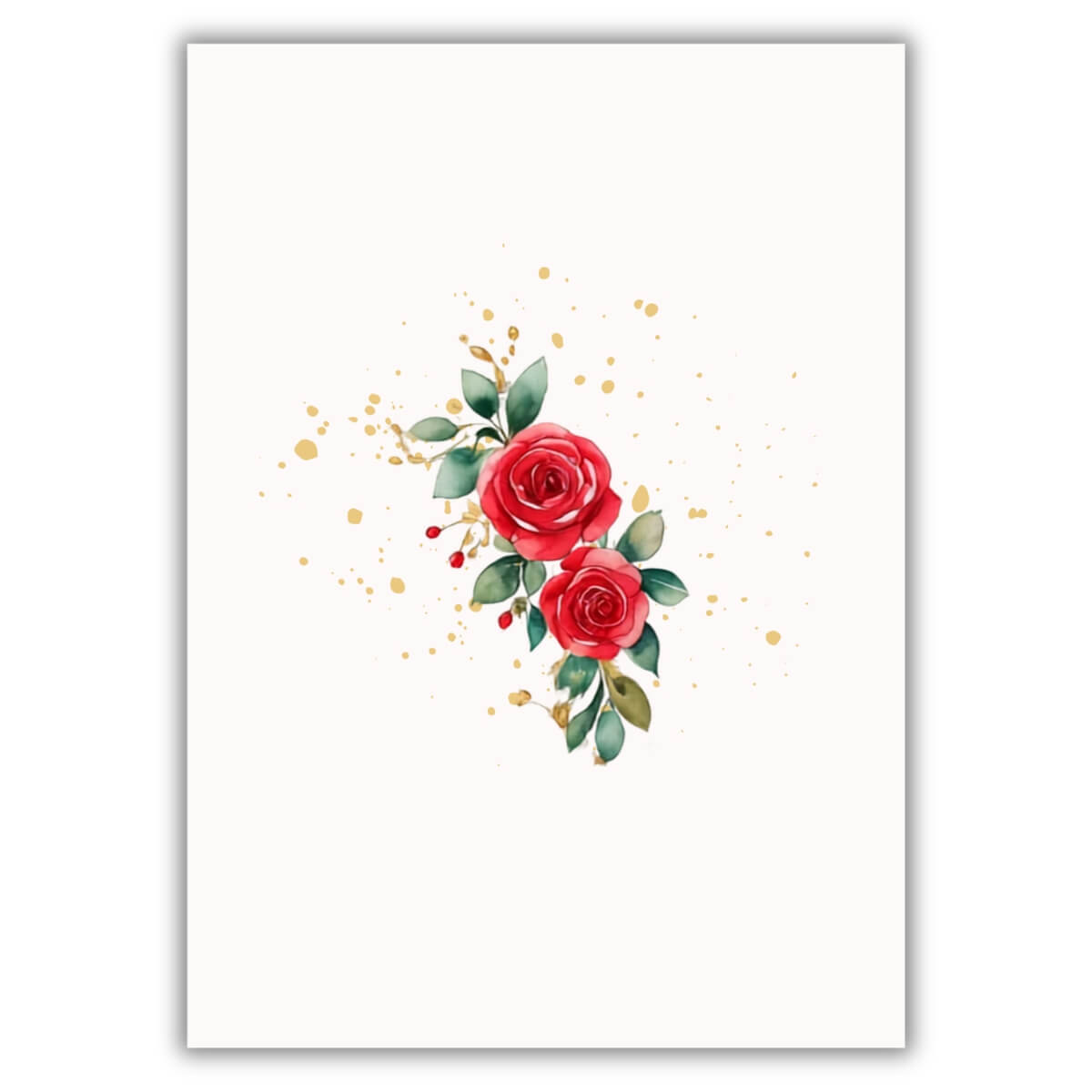 Quince White Red Charra antique