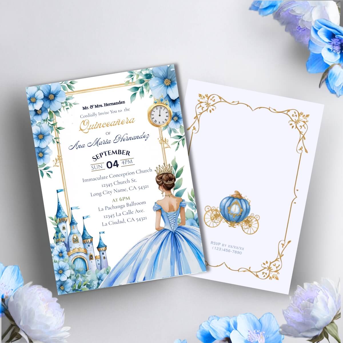 Quince cinderella inviation V2