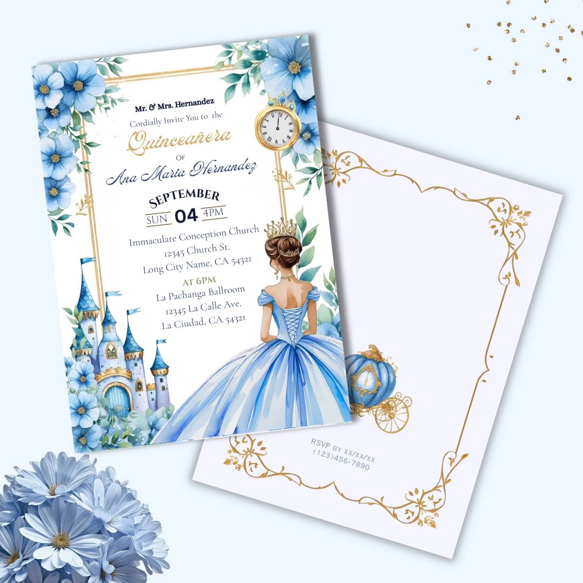 Quince cinderella inviation V2