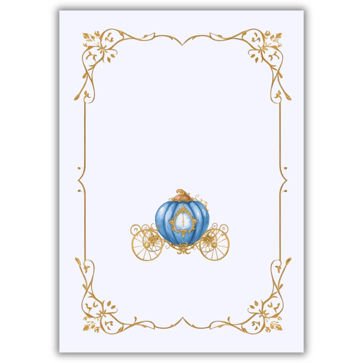 Cinderella save the date back
