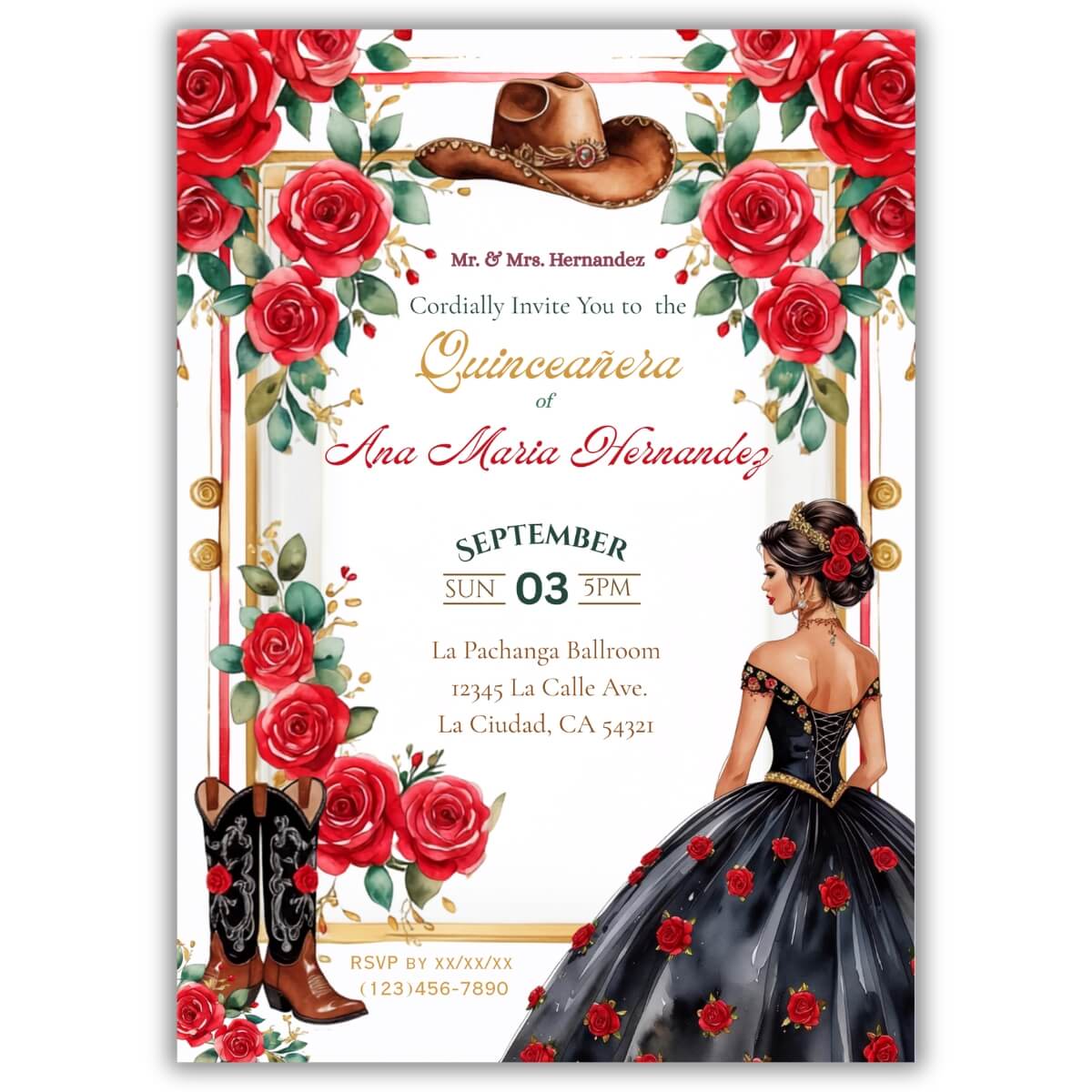 Quince invite black red charra v2