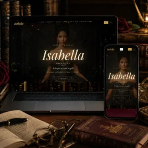 Dark Academia Quinceañera Invitation with RSVP
