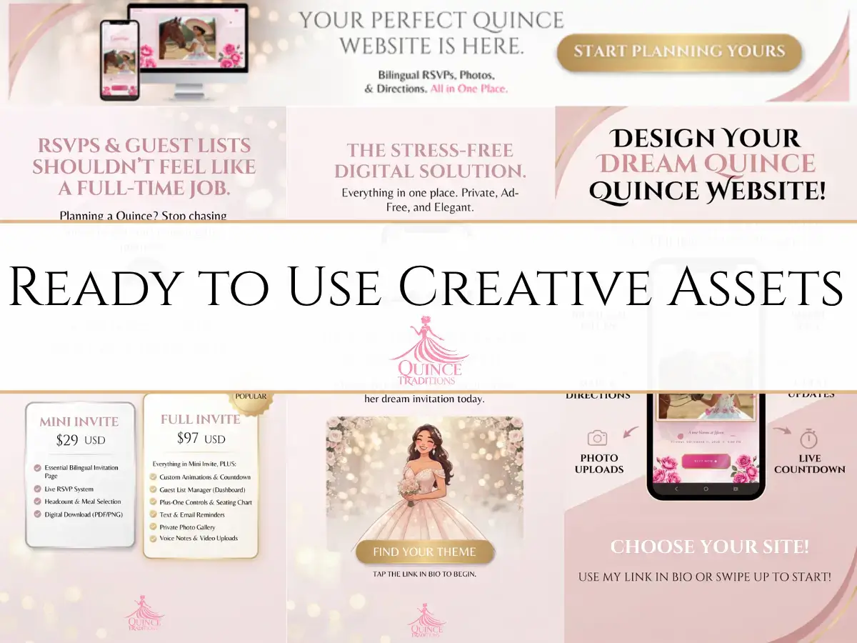 Quince Invitation Creative Assets